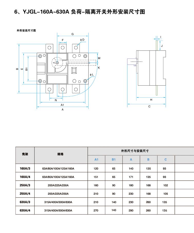 YJGL負荷隔離開關(guān)